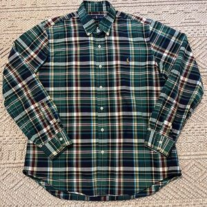 Ralph Lauren Green plaid dress shirt